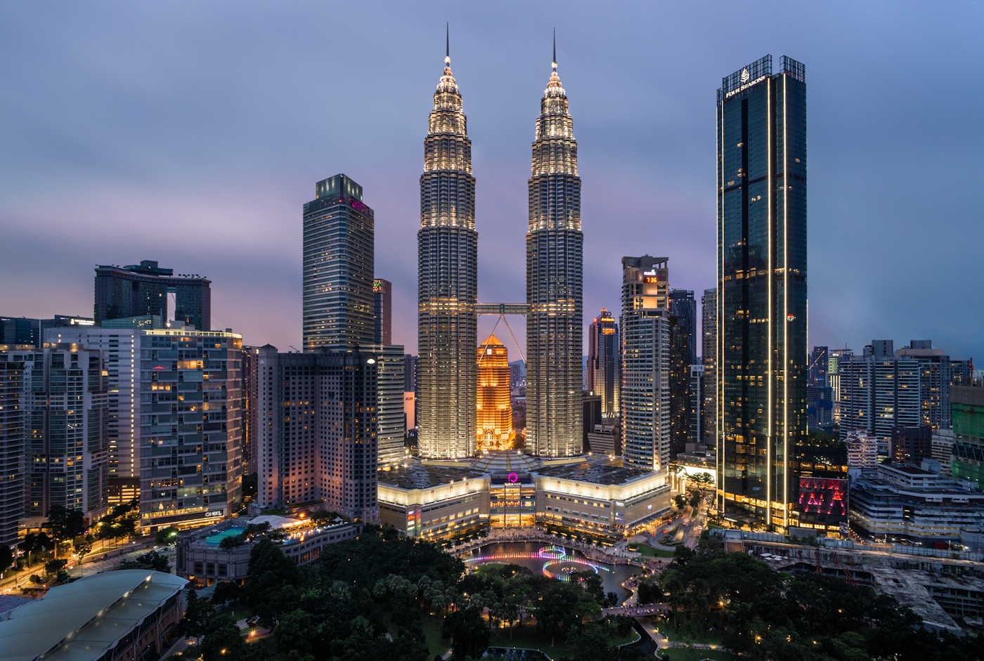 KL Skyline Night View
